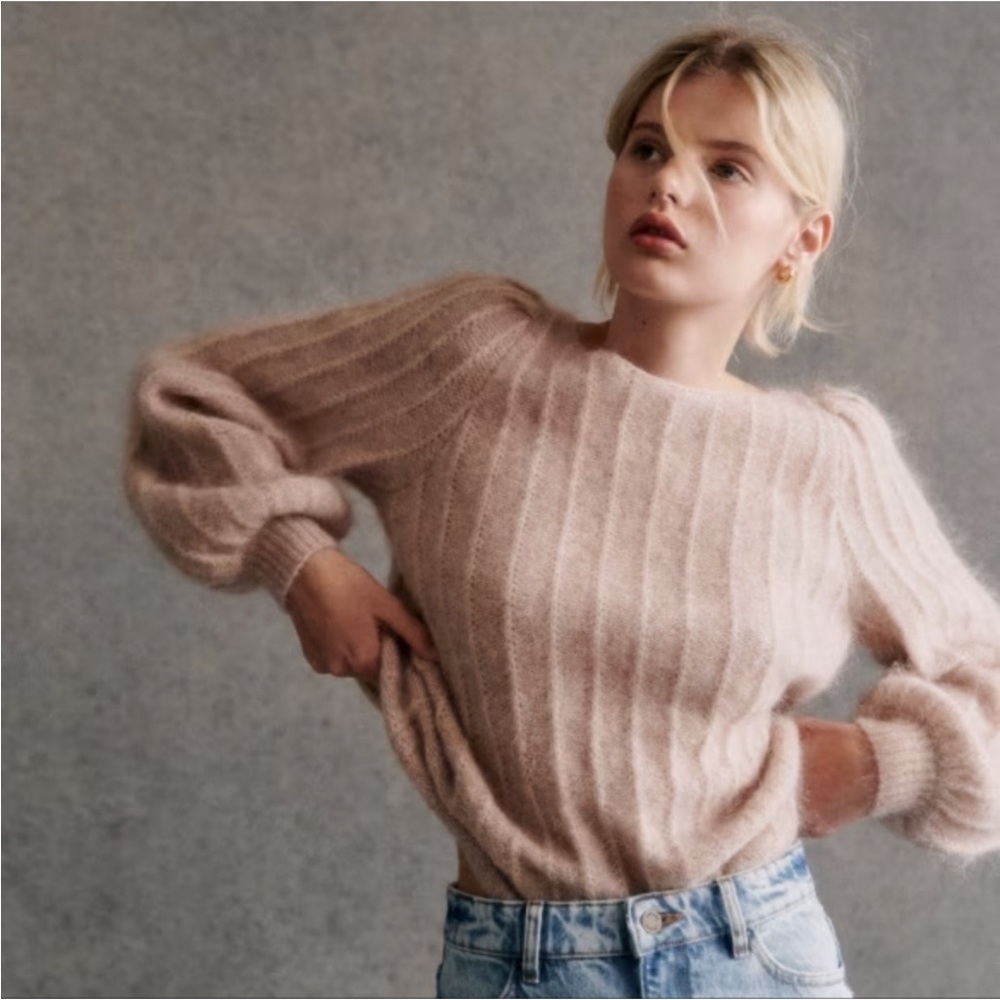 Elegant Beige NWT Sezane Sweater